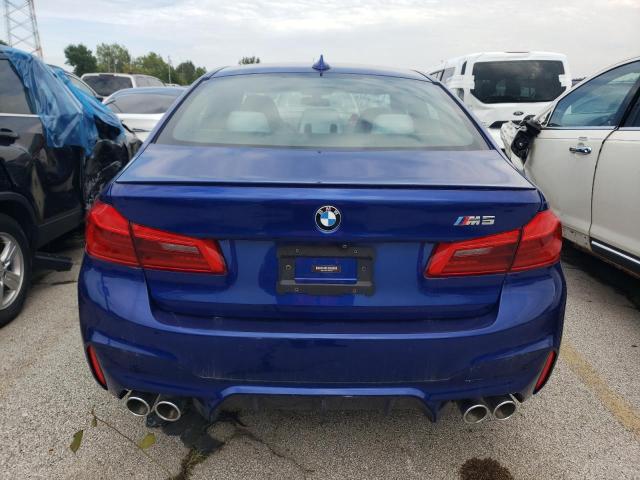 WBSJF0C52JB282330 - 2018 BMW M5 BLUE photo 6
