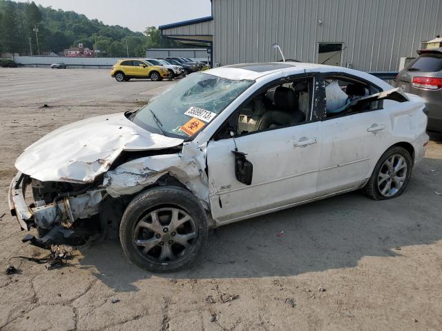 JM1BK324581827485 - 2008 MAZDA 3 S WHITE photo 1