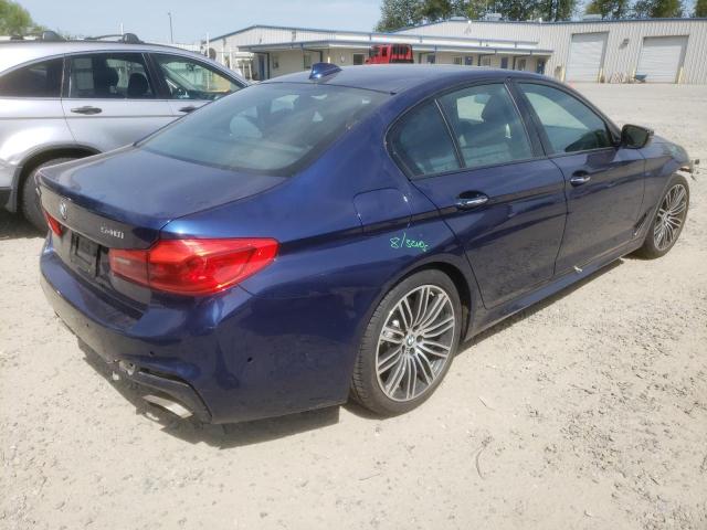 WBAJE7C32HG890022 - 2017 BMW 540 XI BLUE photo 3