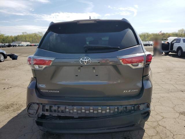 5TDJKRFH3GS312546 - 2016 TOYOTA HIGHLANDER XLE 灰色 照片 6