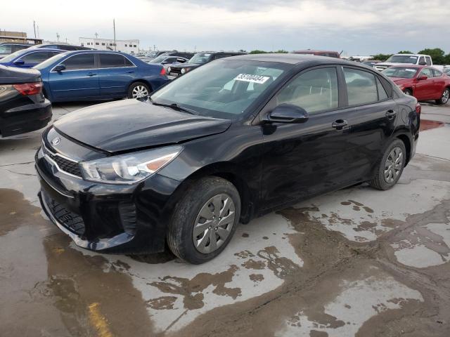 3KPA24AD6LE282471 - 2020 KIA RIO LX BLACK photo 1