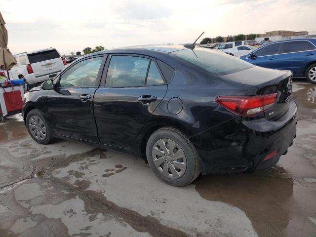 3KPA24AD6LE282471 - 2020 KIA RIO LX BLACK photo 2