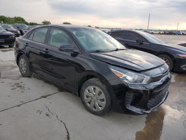 3KPA24AD6LE282471 - 2020 KIA RIO LX BLACK photo 4
