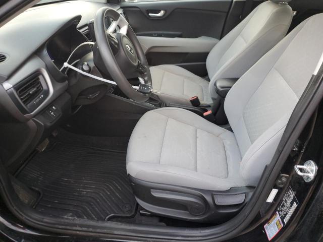 3KPA24AD6LE282471 - 2020 KIA RIO LX BLACK photo 7