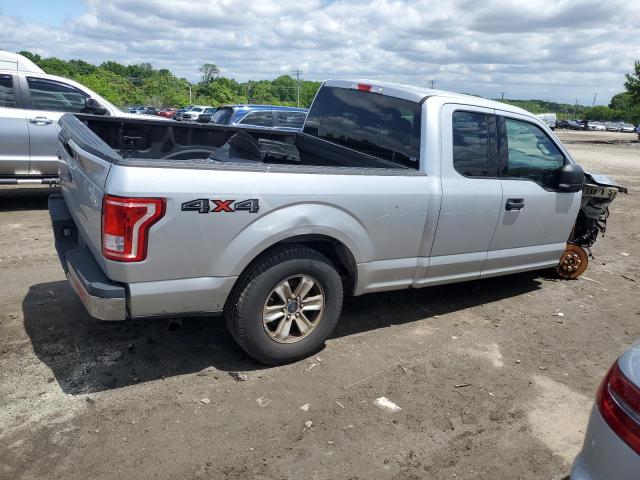 1FTEX1E89FFB07625 - 2015 FORD F150 SUPER CAB SILVER photo 3