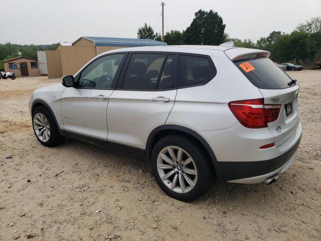 5UXWX9C58D0A13331 - 2013 BMW X3 XDRIVE28I SILVER photo 2