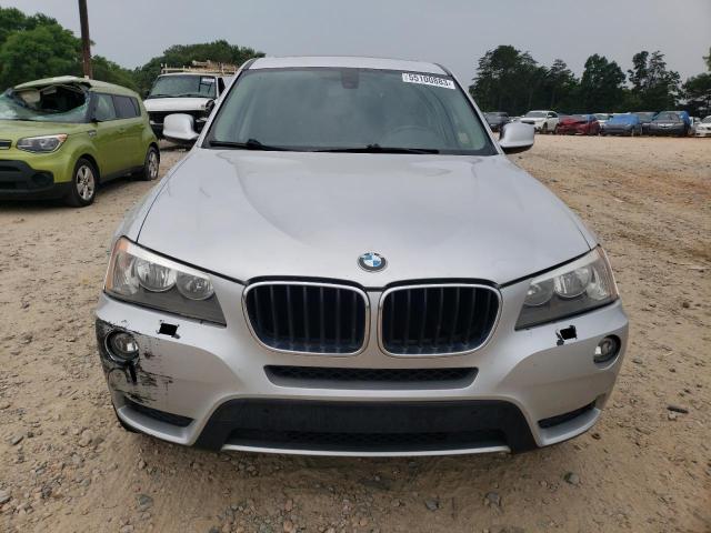 5UXWX9C58D0A13331 - 2013 BMW X3 XDRIVE28I SILVER photo 5