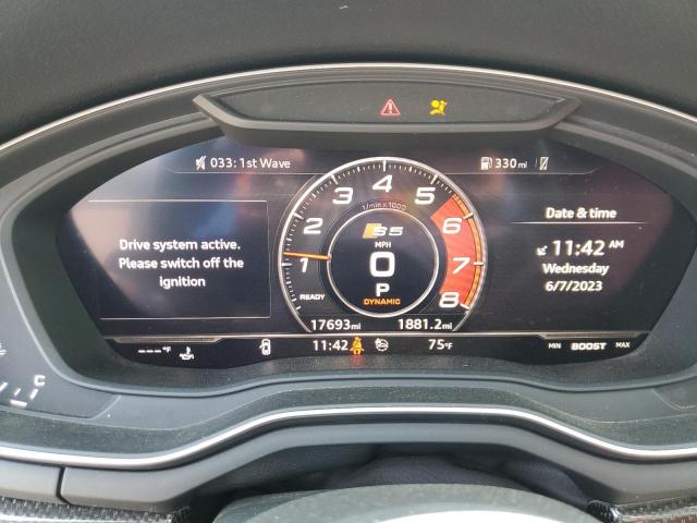 WAUY4GF55KN007161 - 2019 AUDI S5 PREMIUM PLUS 灰色 照片 9