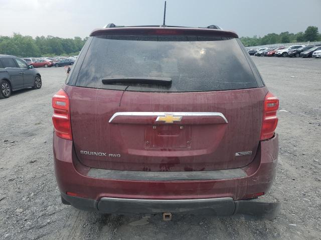 2GNFLGEK3H6157584 - 2017 CHEVROLET EQUINOX PREMIER BURGUNDY photo 6