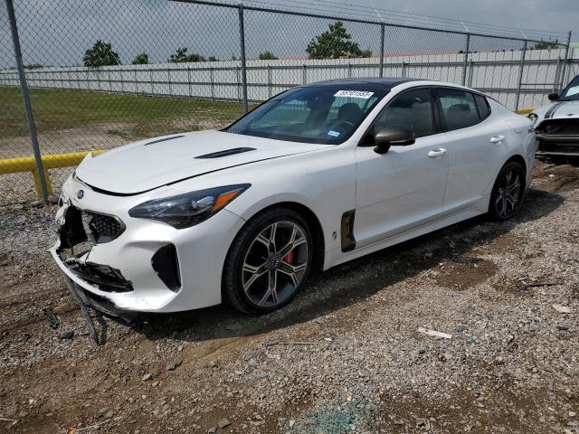 KNAE55LC0K6059461 - 2019 KIA STINGER GT2 WHITE photo 1