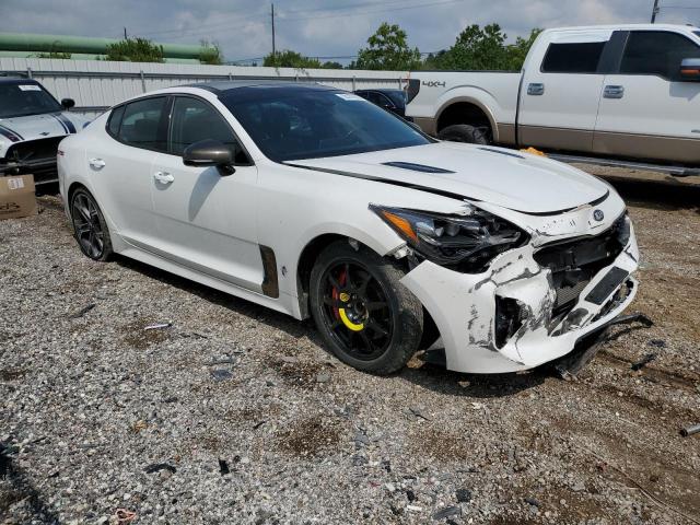 KNAE55LC0K6059461 - 2019 KIA STINGER GT2 WHITE photo 4