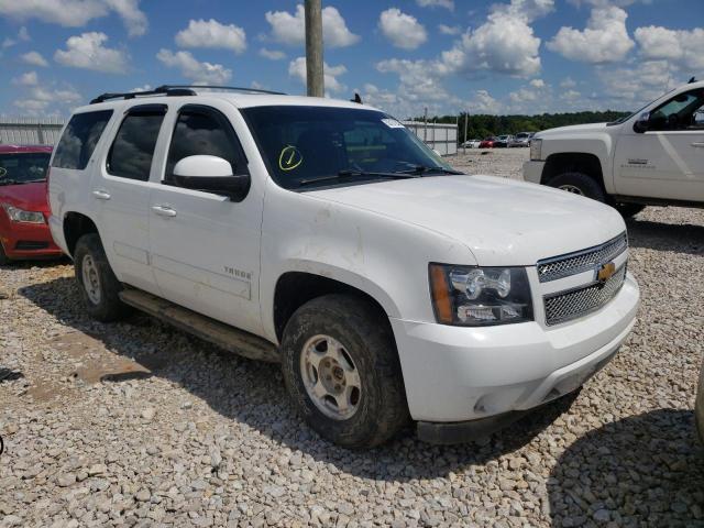 1GNSKBE08DR256080 - 2013 CHEVROLET TAHOE K1500 LT WHITE photo 1