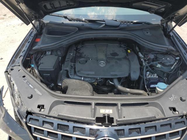 4JGDA5HB1CA078606 - 2012 MERCEDES-BENZ ML 350 4MATIC BLACK photo 12