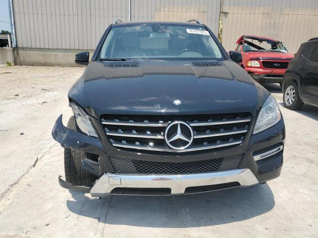 4JGDA5HB1CA078606 - 2012 MERCEDES-BENZ ML 350 4MATIC BLACK photo 5