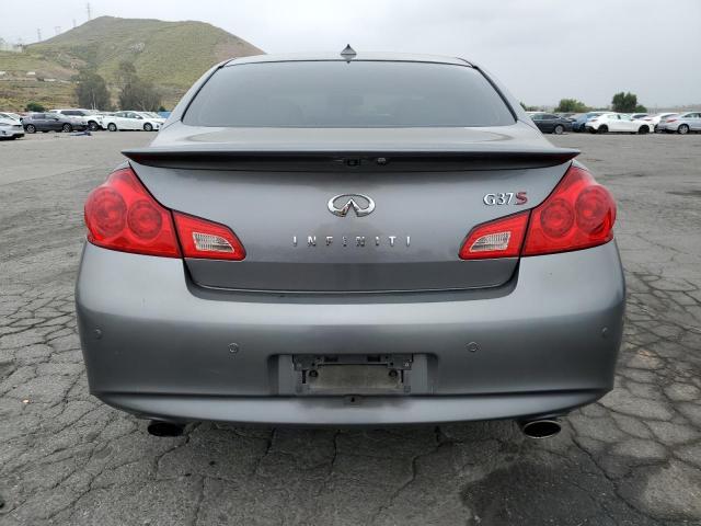 JN1CV6AP2AM406811 - 2010 INFINITI G37 BASE GRAY photo 6