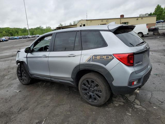 5FNYF8H50PB032085 - 2024 HONDA PASSPORT EXL GRAY photo 2
