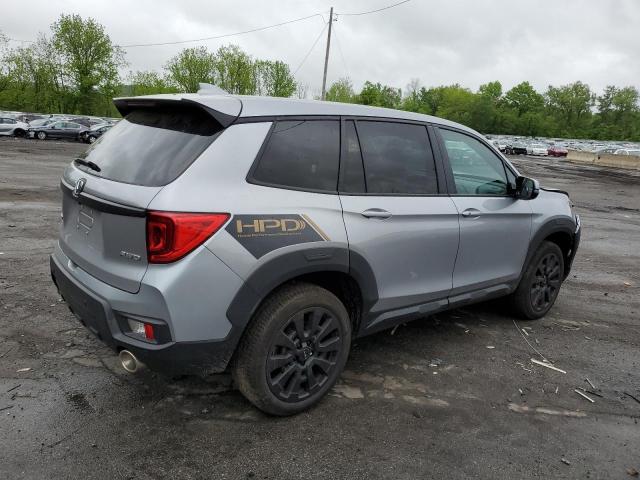 5FNYF8H50PB032085 - 2024 HONDA PASSPORT EXL GRAY photo 3