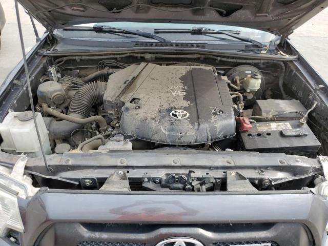 5TFJU4GN2EX062273 - 2014 TOYOTA TACOMA DOUBLE CAB PRERUNNER GRAY photo 11