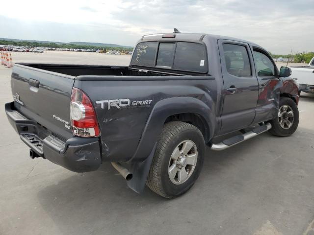 5TFJU4GN2EX062273 - 2014 TOYOTA TACOMA DOUBLE CAB PRERUNNER GRAY photo 3