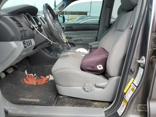 5TFJU4GN2EX062273 - 2014 TOYOTA TACOMA DOUBLE CAB PRERUNNER GRAY photo 7