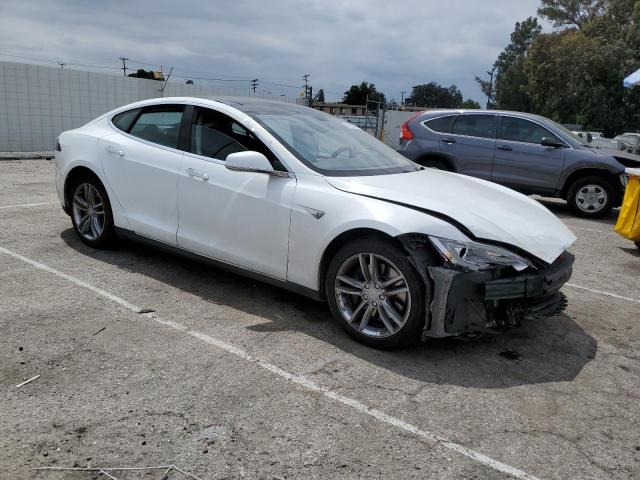 5YJSA1BC6DFP10708 - 2013 TESLA MODEL S თეთრი ფოტო 4