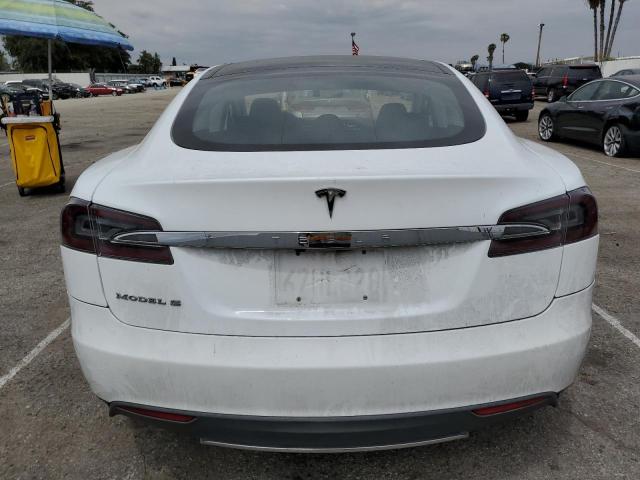 5YJSA1BC6DFP10708 - 2013 TESLA MODEL S თეთრი ფოტო 6