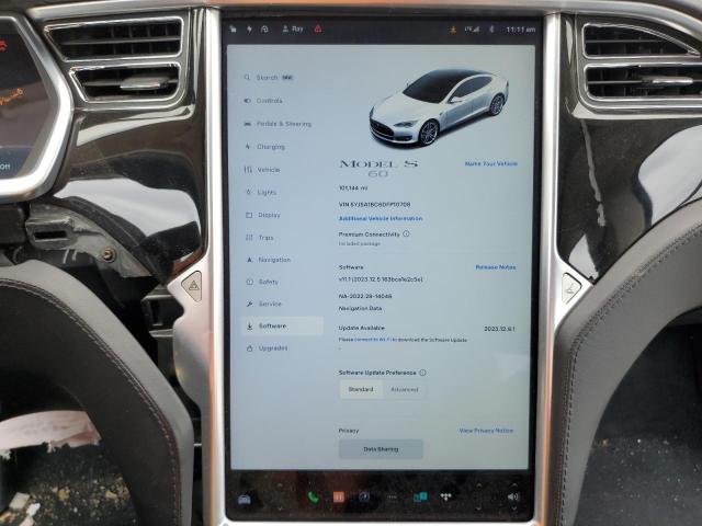 5YJSA1BC6DFP10708 - 2013 TESLA MODEL S თეთრი ფოტო 9