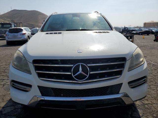 4JGDA5HB1CA001279 - 2012 MERCEDES-BENZ ML 350 4MATIC WHITE photo 5