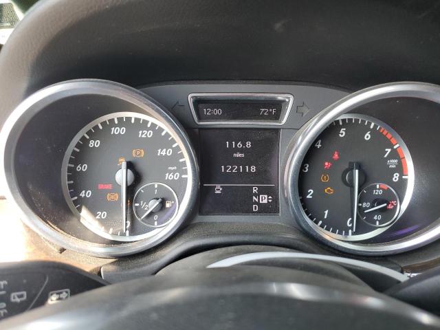 4JGDA5HB1CA001279 - 2012 MERCEDES-BENZ ML 350 4MATIC WHITE photo 9