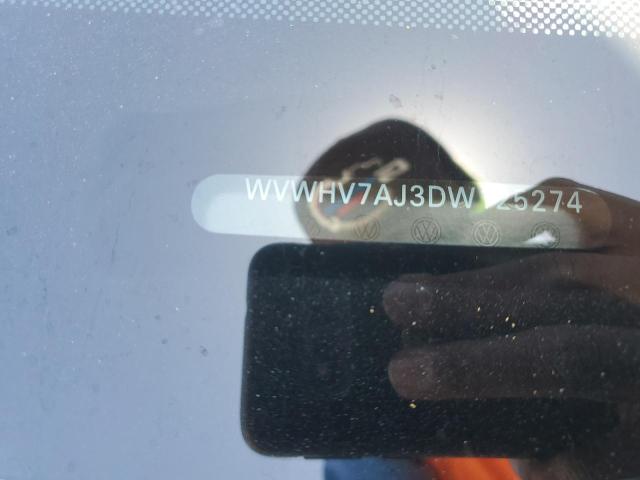 WVWHV7AJ3DW125274 - 2013 VOLKSWAGEN GTI WHITE photo 13