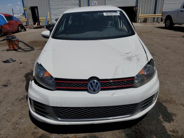 WVWHV7AJ3DW125274 - 2013 VOLKSWAGEN GTI WHITE photo 5