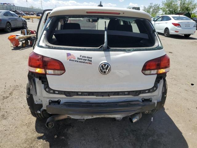 WVWHV7AJ3DW125274 - 2013 VOLKSWAGEN GTI WHITE photo 6