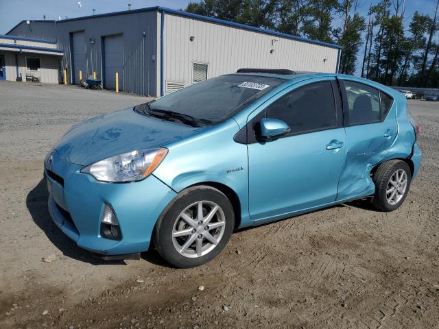 JTDKDTB35C1023181 - 2012 TOYOTA PRIUS C BLUE photo 1