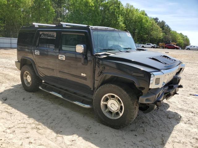 5GRGN23UX5H130854 - 2005 HUMMER H2 BLACK photo 4