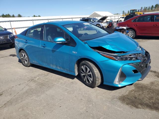 JTDKARFPXJ3080955 - 2018 TOYOTA PRIUS PRIM 蓝色 照片 4