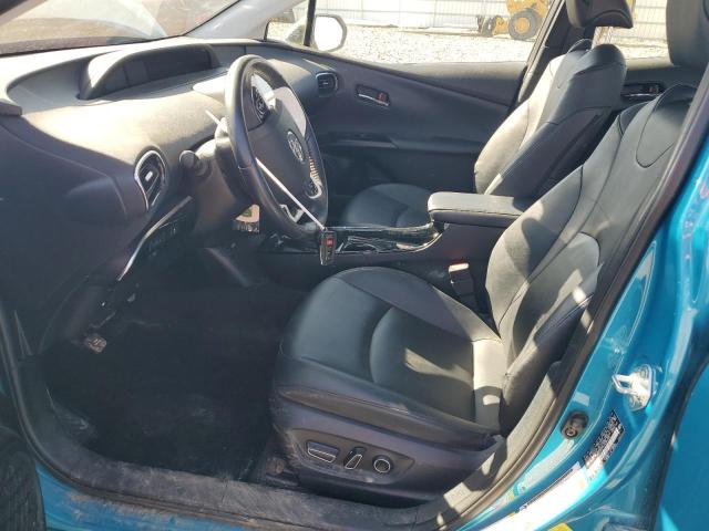 JTDKARFPXJ3080955 - 2018 TOYOTA PRIUS PRIM 蓝色 照片 7