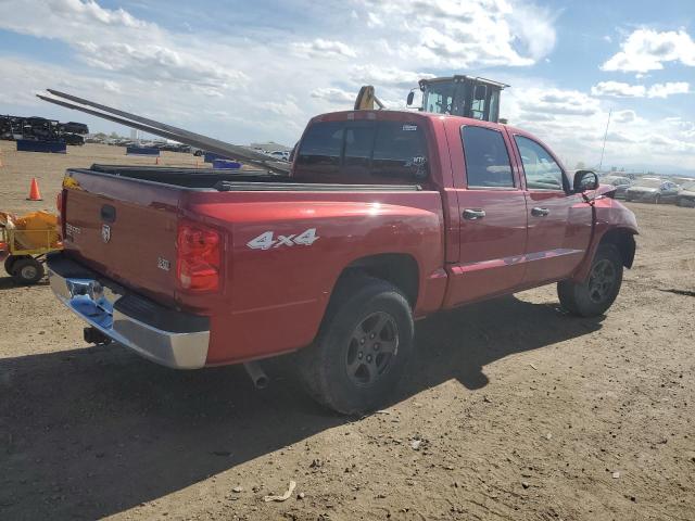 1D7HW48N26S547590 - 2006 DODGE DAKOTA QUAD SLT RED photo 3