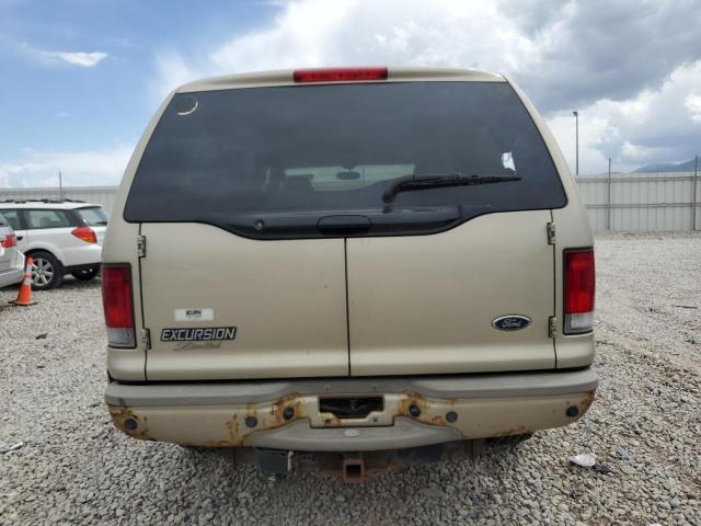 1FMNU43S15EA65427 - 2005 FORD EXCURSION LIMITED BEIGE photo 6