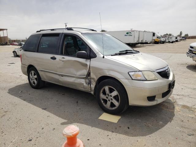 JM3LW28J830349889 - 2003 MAZDA MPV WAGON BEIGE photo 4