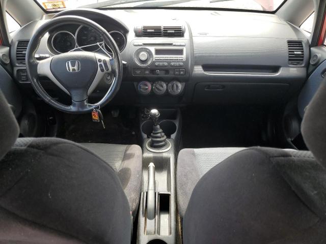 JHMGD37677S068288 - 2007 HONDA FIT S RED photo 8
