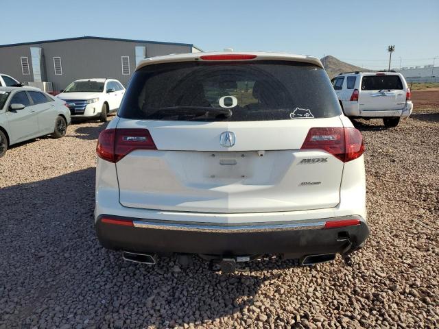 2HNYD2H28DH522542 - 2013 ACURA MDX WHITE photo 6