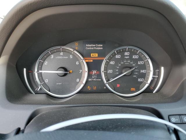 19UUB3F49KA005994 - 2019 ACURA TLX TECHNOLOGY GRAY photo 9