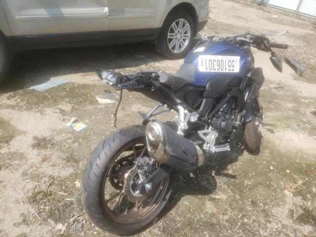 MLHNC5552M5100864 - 2021 HONDA CBF300 NA BLUE photo 4