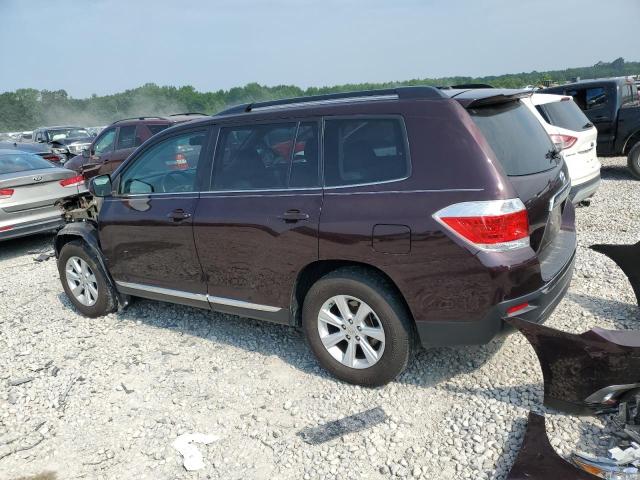 5TDZK3EH0CS060959 - 2012 TOYOTA HIGHLANDER BASE BURGUNDY photo 2