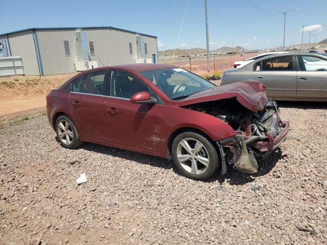 1G1PE5SB6F7186034 - 2015 CHEVROLET CRUZE LT BURGUNDY photo 4