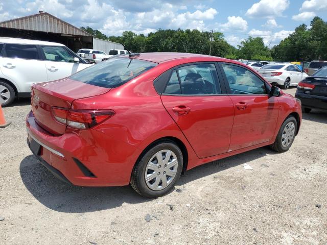 3KPA24AD1NE478949 - 2022 KIA RIO LX RED photo 3