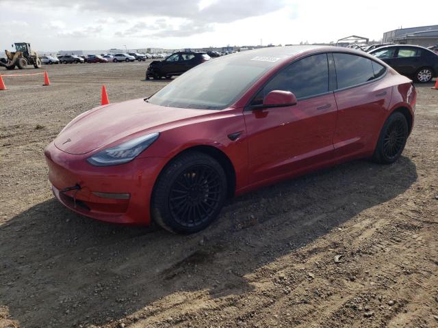 5YJ3E1EA3KF400676 - 2019 TESLA MODEL 3 BURGUNDY photo 1