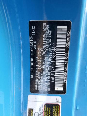 JF1ZNBF15P8754484 - 2023 TOYOTA GR 86 PREMIUM BLUE photo 13