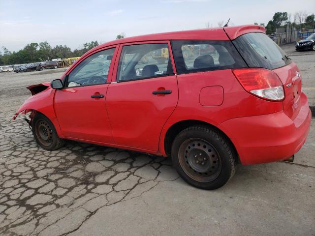 2T1KR32E53C010896 - 2003 TOYOTA MATRIX XR RED photo 2