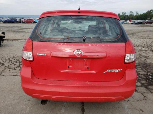 2T1KR32E53C010896 - 2003 TOYOTA MATRIX XR RED photo 6